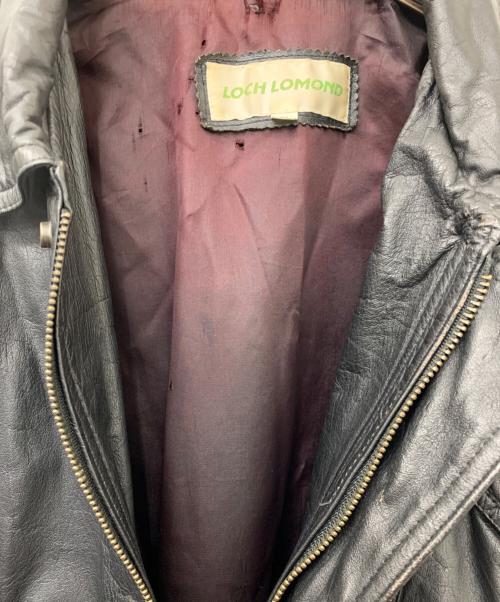 LOCH LOMOND（ロッホローモンド）LOCH LOMOND (ロッホローモンド) レザージャケット ブラック サイズ:Lの古着・服飾アイテム