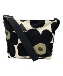 marimekko（マリメッコ）の古着「ショルダーバッグ」｜ブラック×ホワイト