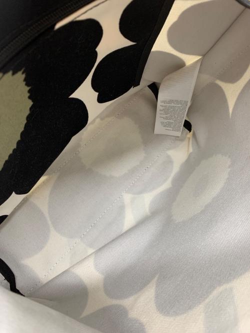 marimekko（マリメッコ）marimekko (マリメッコ) ショルダーバッグ ブラック×ホワイトの古着・服飾アイテム
