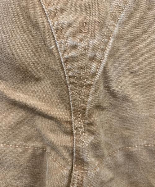 CarHartt（カーハート）CarHartt (カーハート) ダブルニーオーバーオール ブラウン サイズ:W36×L30の古着・服飾アイテム