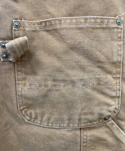 CarHartt（カーハート）CarHartt (カーハート) ダブルニーオーバーオール ブラウン サイズ:W36×L30の古着・服飾アイテム