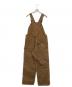 CarHartt (カーハート) ダブルニーオーバーオール ブラウン サイズ:W36×L30：7000円