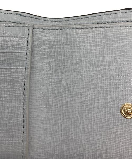 FURLA（フルラ）FURLA (フルラ) 3つ折り財布 ブルーの古着・服飾アイテム