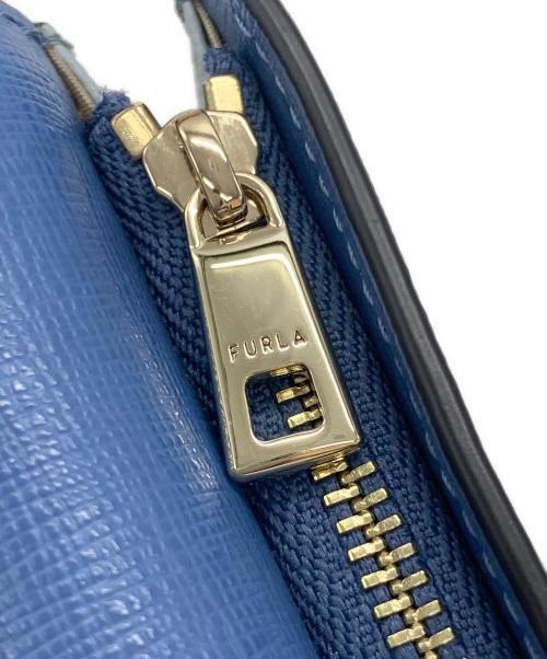 FURLA（フルラ）FURLA (フルラ) 3つ折り財布 ブルーの古着・服飾アイテム