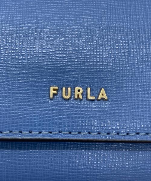 FURLA（フルラ）FURLA (フルラ) 3つ折り財布 ブルーの古着・服飾アイテム