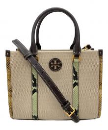 TORY BURCH（トリーバーチ）の古着「2WAYショルダーバッグ」｜ベージュ