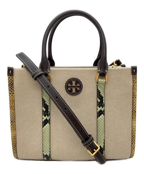 TORY BURCH（トリーバーチ）TORY BURCH (トリーバーチ) 2WAYショルダーバッグ ベージュの古着・服飾アイテム