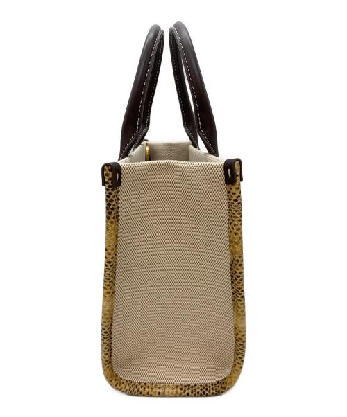 TORY BURCH（トリーバーチ）TORY BURCH (トリーバーチ) 2WAYショルダーバッグ ベージュの古着・服飾アイテム