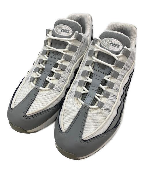 NIKE（ナイキ）NIKE (ナイキ) AIR MAX95 ホワイト×グレー サイズ:27.5の古着・服飾アイテム