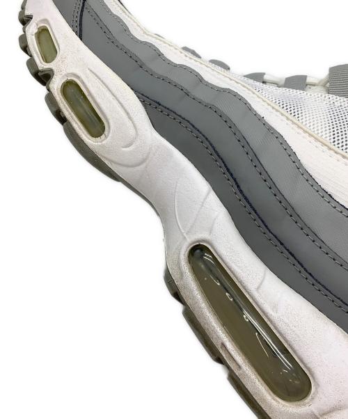 NIKE（ナイキ）NIKE (ナイキ) AIR MAX95 ホワイト×グレー サイズ:27.5の古着・服飾アイテム