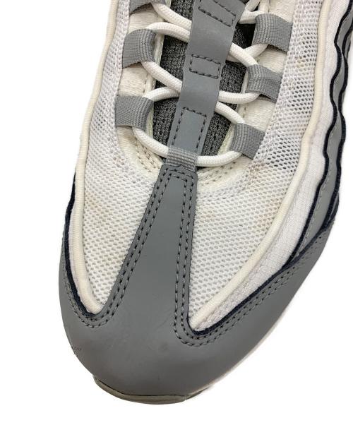 NIKE（ナイキ）NIKE (ナイキ) AIR MAX95 ホワイト×グレー サイズ:27.5の古着・服飾アイテム