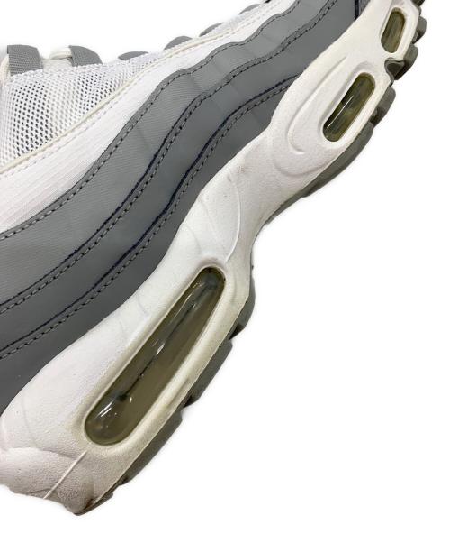 NIKE（ナイキ）NIKE (ナイキ) AIR MAX95 ホワイト×グレー サイズ:27.5の古着・服飾アイテム