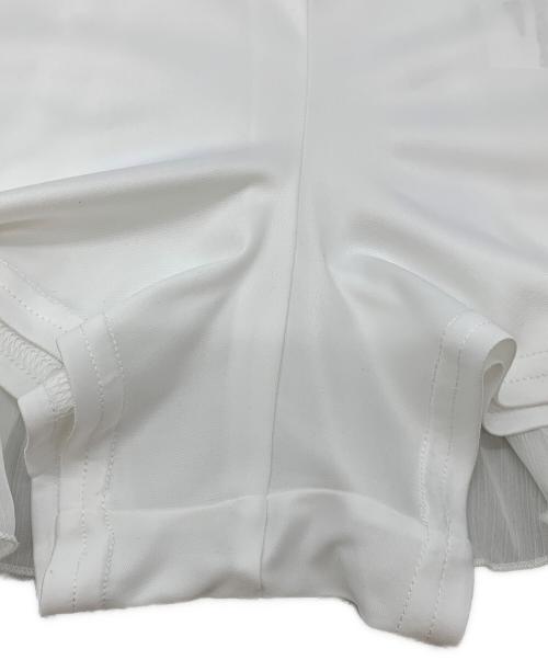 Snidel（スナイデル）Snidel (スナイデル) レーストリムシフォンセットアップ ホワイトの古着・服飾アイテム