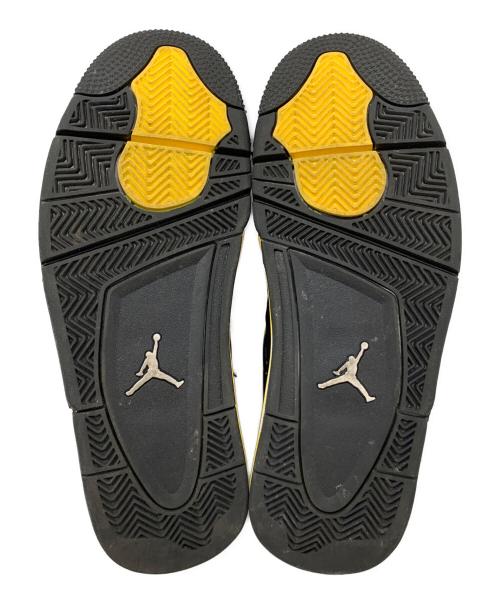 NIKE（ナイキ）NIKE (ナイキ) Jordan 4 Retro Thunder イエロー×ブラック サイズ:27.5の古着・服飾アイテム