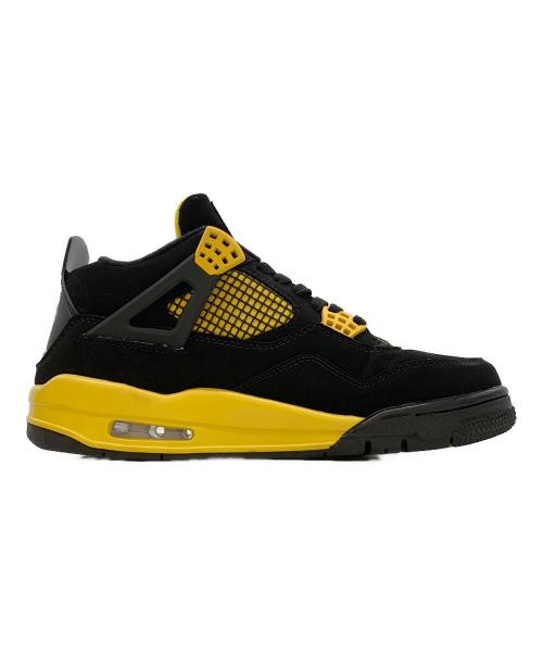 NIKE（ナイキ）NIKE (ナイキ) Jordan 4 Retro Thunder イエロー×ブラック サイズ:27.5の古着・服飾アイテム