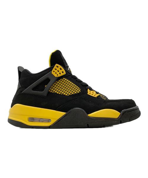 NIKE（ナイキ）NIKE (ナイキ) Jordan 4 Retro Thunder イエロー×ブラック サイズ:27.5の古着・服飾アイテム