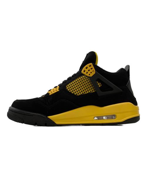 NIKE（ナイキ）NIKE (ナイキ) Jordan 4 Retro Thunder イエロー×ブラック サイズ:27.5の古着・服飾アイテム