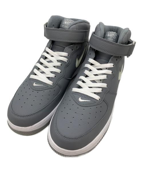 NIKE（ナイキ）NIKE (ナイキ) AIR FORCE 1 MID QS グレー サイズ:28.5の古着・服飾アイテム