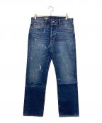 LEVI'Sリーバイス）の古着「501ペインターデニムパンツ」｜インディゴ