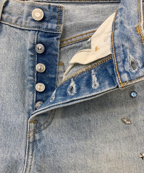 LEVI'S PReMIUM（リーバイス プレミアム）LEVI'S PReMIUM (リーバイス プレミアム) 501 ORIGINAL FIT STUDDED ブルー サイズ:不明の古着・服飾アイテム