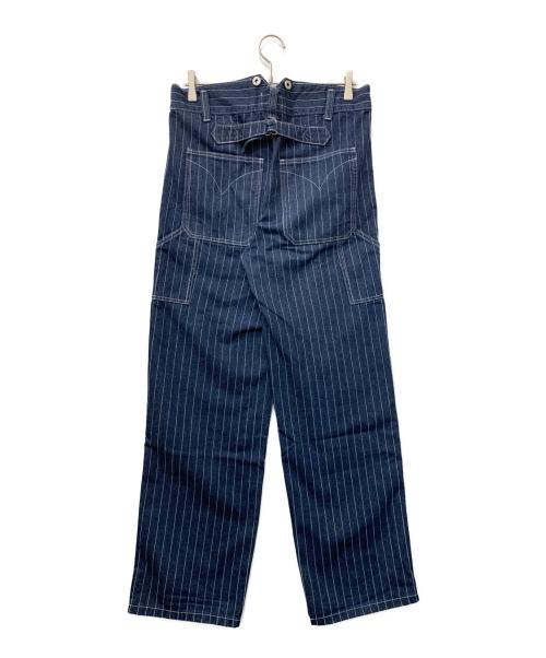 OKONKWO（オコンクウォ）OKONKWO (オコンクウォ) ペインターパンツ ブルー サイズ:Mの古着・服飾アイテム