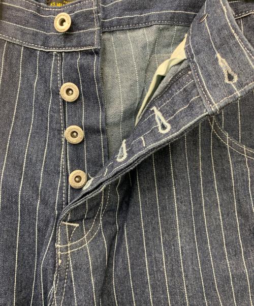 OKONKWO（オコンクウォ）OKONKWO (オコンクウォ) ペインターパンツ ブルー サイズ:Mの古着・服飾アイテム