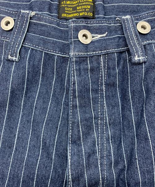 OKONKWO（オコンクウォ）OKONKWO (オコンクウォ) ペインターパンツ ブルー サイズ:Mの古着・服飾アイテム