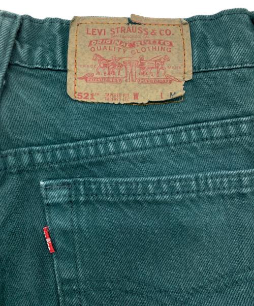 LEVI'S（リーバイス）LEVI'S (リーバイス) 521デニムパンツ グリーン サイズ:Mの古着・服飾アイテム