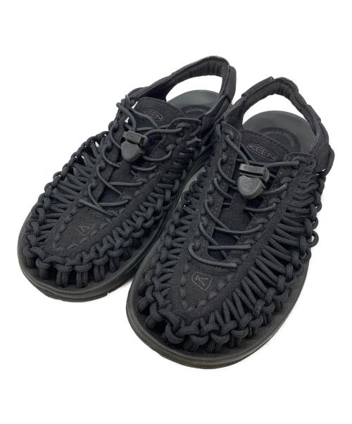 KEEN（キーン）KEEN (キーン) ユニークサンダル ブラック サイズ:23.5の古着・服飾アイテム