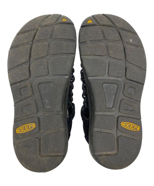 KEEN（キーン）KEEN (キーン) ユニークサンダル ブラック サイズ:23.5の古着・服飾アイテム