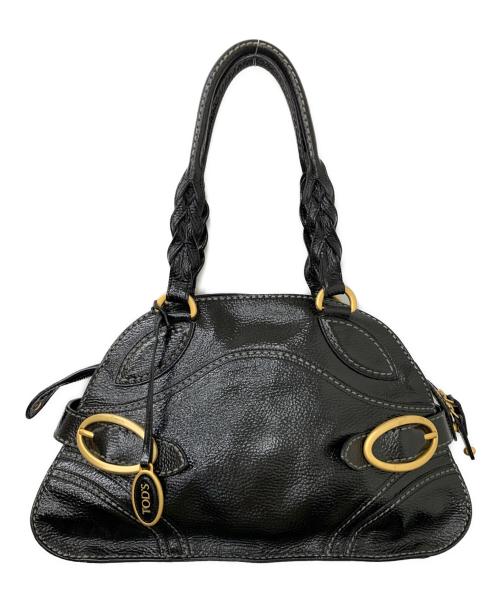 TOD'S（トッズ）TOD'S (トッズ) トートバッグ ブラックの古着・服飾アイテム