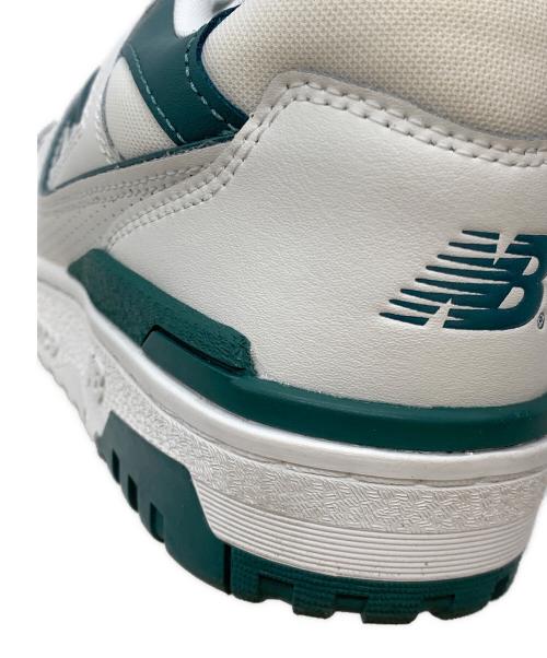 NEW BALANCE（ニューバランス）NEW BALANCE (ニューバランス) ローカットスニーカー ホワイト×グリーン サイズ:25の古着・服飾アイテム