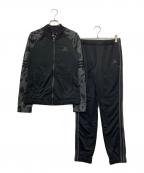 adidasアディダス）の古着「セットアップジャージ」｜ブラック