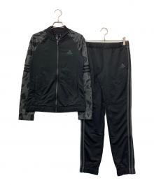 adidas（アディダス）の古着「セットアップジャージ」｜ブラック