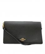 COACHコーチ）の古着「ポシェット」｜ブラック