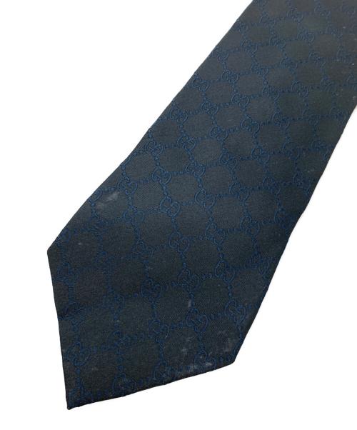 GUCCI（グッチ）GUCCI (グッチ) ネクタイ ネイビー サイズ:不明の古着・服飾アイテム