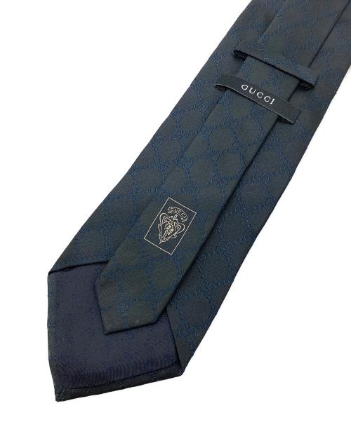 GUCCI（グッチ）GUCCI (グッチ) ネクタイ ネイビー サイズ:不明の古着・服飾アイテム