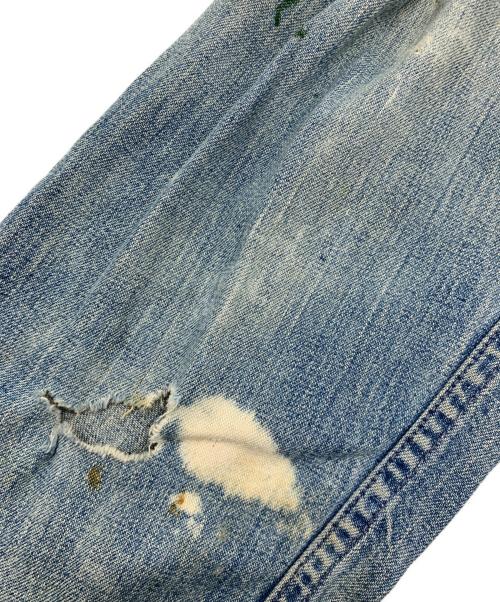 -（-）- (-) ヴィンテージショールカラーカバーオール ブルー サイズ:不明の古着・服飾アイテム