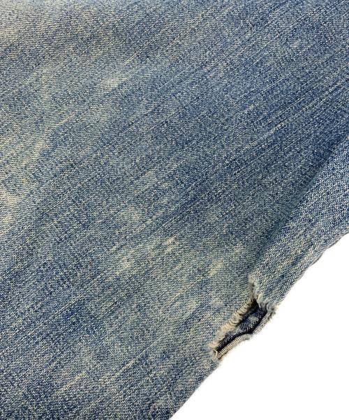 -（-）- (-) ヴィンテージショールカラーカバーオール ブルー サイズ:不明の古着・服飾アイテム