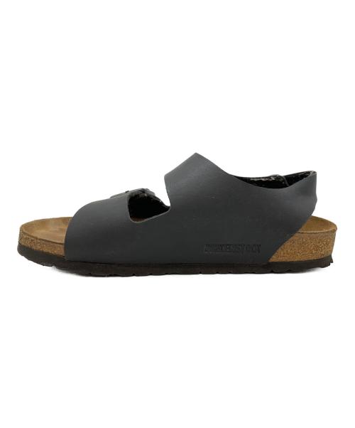 BIRKENSTOCK（ビルケンシュトック）BIRKENSTOCK (ビルケンシュトック) サンダル ブラック×ナチュラル サイズ:24の古着・服飾アイテム