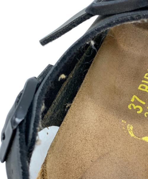 BIRKENSTOCK（ビルケンシュトック）BIRKENSTOCK (ビルケンシュトック) サンダル ブラック×ナチュラル サイズ:24の古着・服飾アイテム