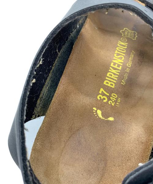 BIRKENSTOCK（ビルケンシュトック）BIRKENSTOCK (ビルケンシュトック) サンダル ブラック×ナチュラル サイズ:24の古着・服飾アイテム