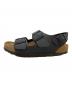 BIRKENSTOCK (ビルケンシュトック) サンダル ブラック×ナチュラル サイズ:24：5000円