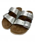 BIRKENSTOCKビルケンシュトック）の古着「サンダル」｜メタリックシルバー×ナチュラル
