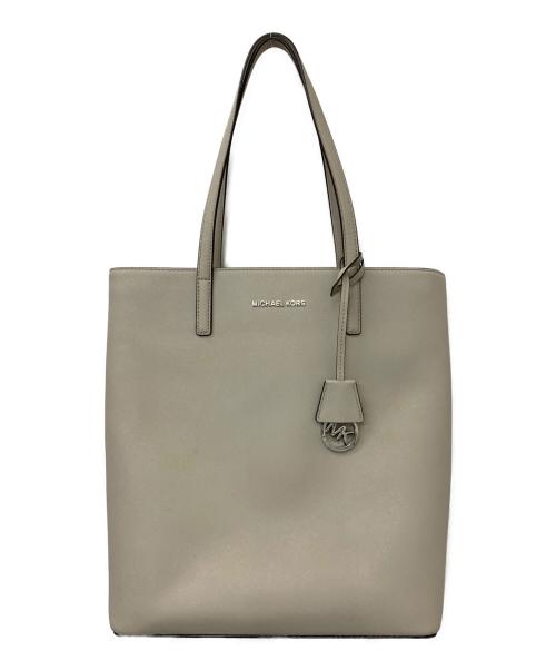 MICHAEL KORS（マイケルコース）MICHAEL KORS (マイケルコース) トートバッグ ベージュの古着・服飾アイテム