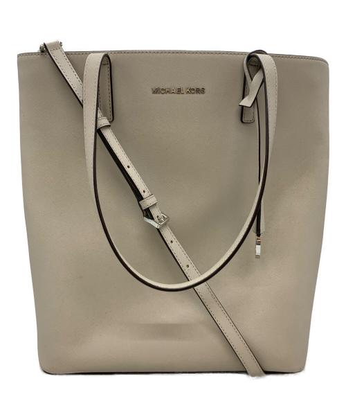 MICHAEL KORS（マイケルコース）MICHAEL KORS (マイケルコース) トートバッグ ベージュの古着・服飾アイテム