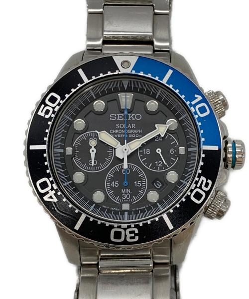 SEIKO（セイコー）SEIKO (セイコー) クロノグラフ ブラックの古着・服飾アイテム