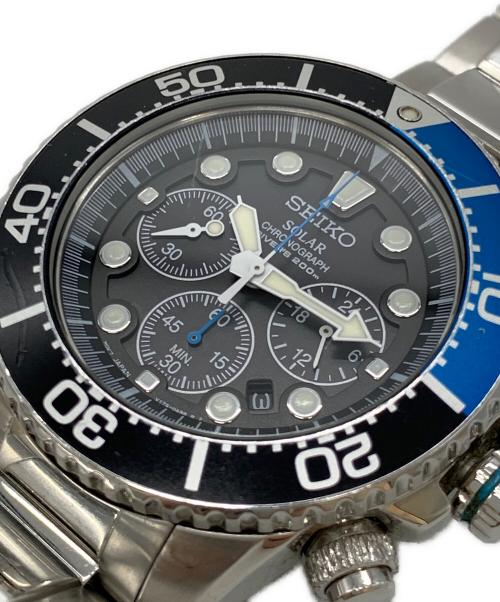 SEIKO（セイコー）SEIKO (セイコー) クロノグラフ ブラックの古着・服飾アイテム