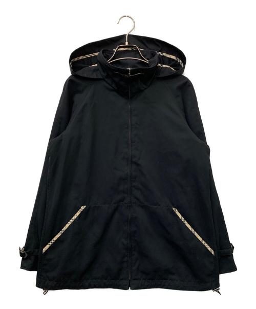BURBERRY LONDON（バーバリーロンドン）BURBERRY LONDON (バーバリーロンドン) フード付ジャケット ブラック サイズ:9の古着・服飾アイテム