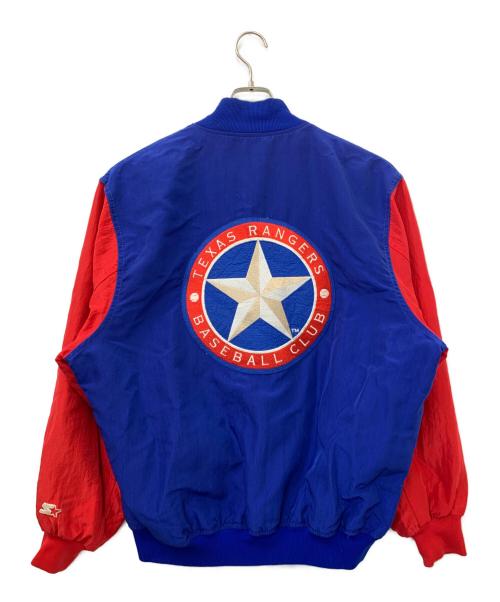 STARTER（スターター）STARTER (スターター) スタジャン レッド×ブルー サイズ:Lの古着・服飾アイテム